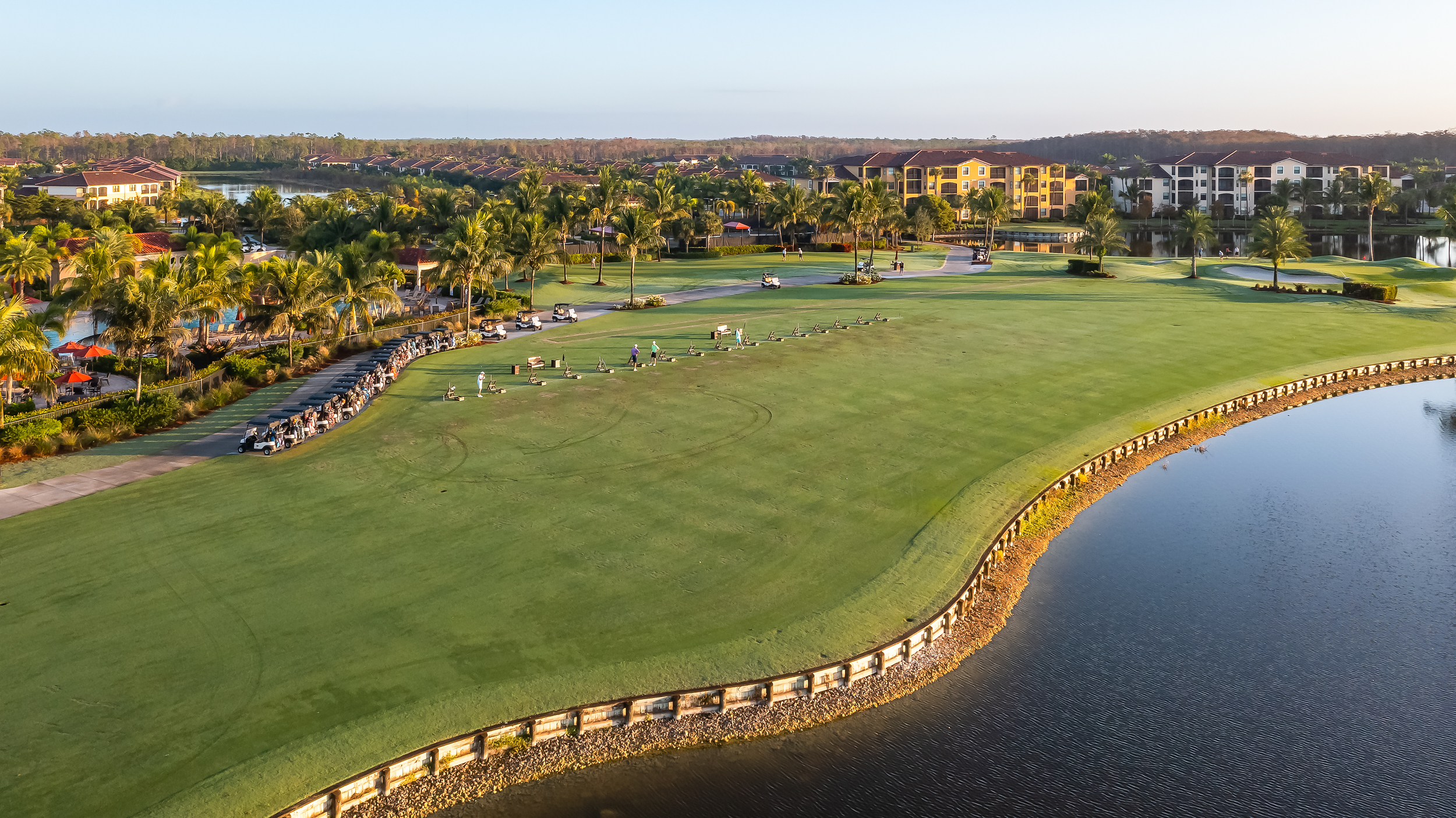 Bonita National Golf Naples Aerial Stock Photography-2