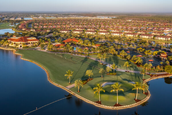 Bonita National Golf Naples Aerial Stock Photography-3