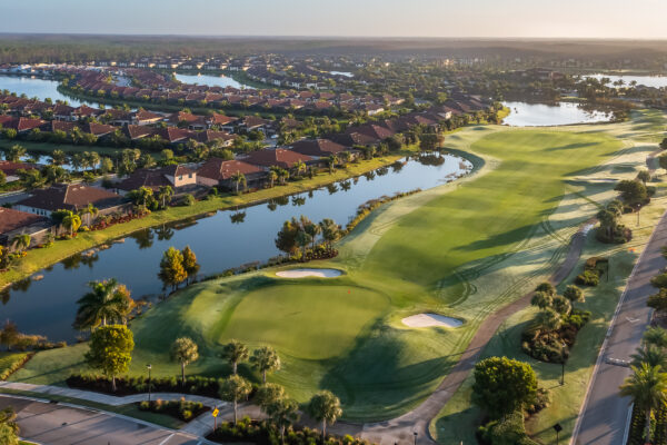 Bonita National Golf Naples Aerial Stock Photography-4