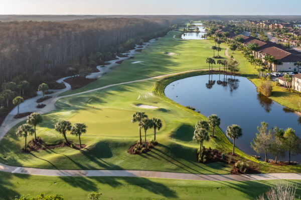 Bonita National Golf Naples Aerial Stock Photography-7