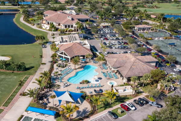 Heritage Bay Golf Naples Aerial Stock Photography-4