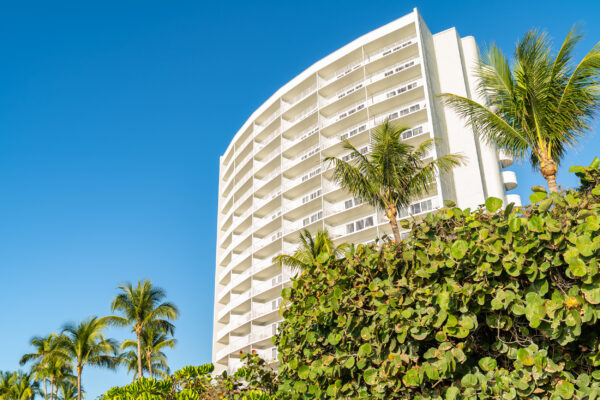 Naples Beach Resort Stock Photography