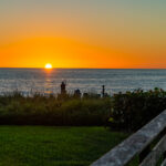 Naples Beach Sunset Stock Photography