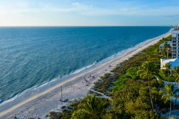 Naples Beach Aerial Stock Photography-2