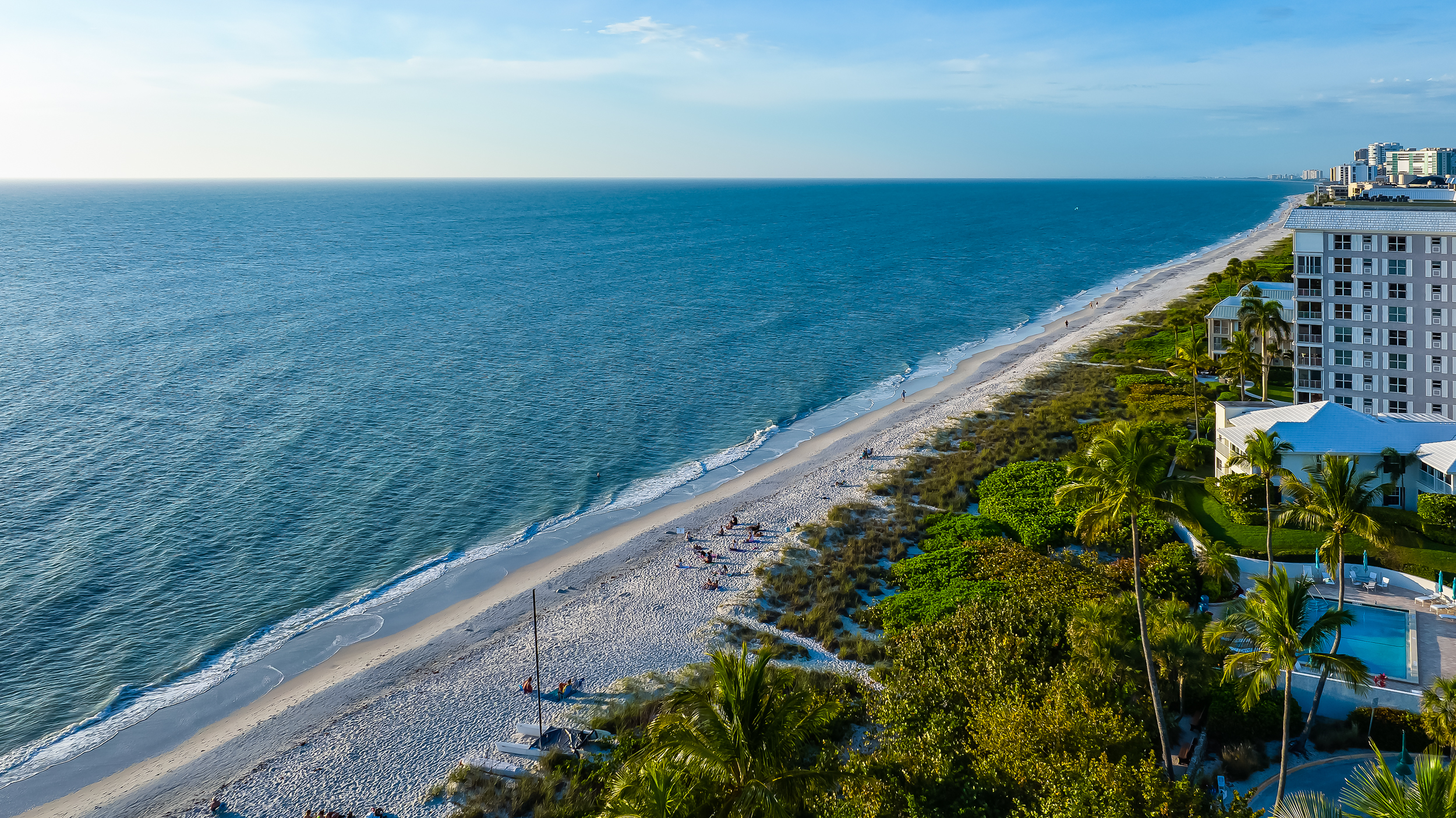 Naples Beach Aerial Stock Photography-2