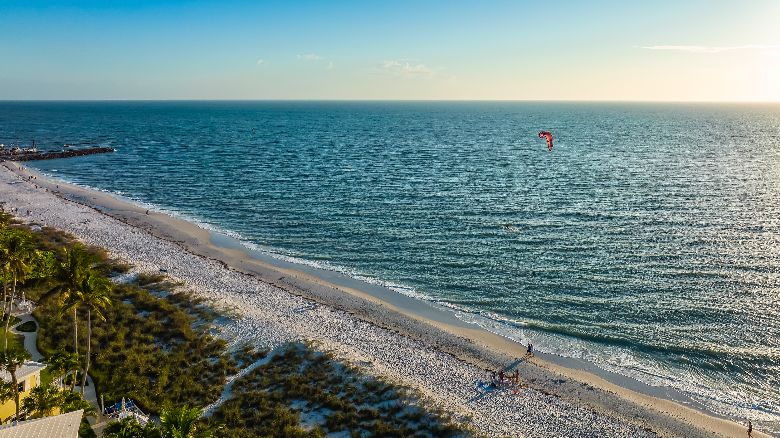 Naples Beach Aerial Stock Photography-3