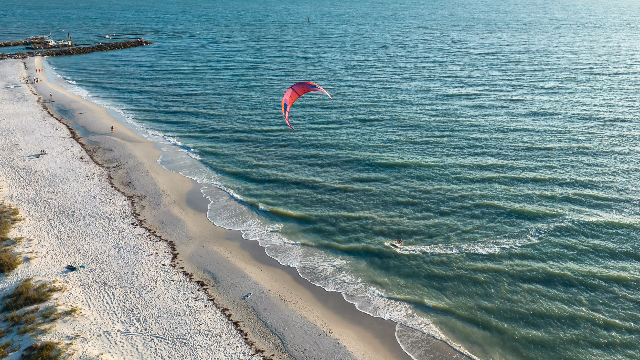 Naples Beach Aerial Stock Photography-4