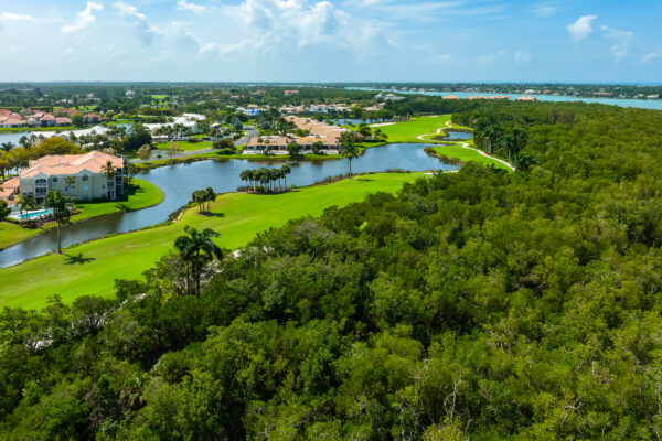 Windstar Naples Golf Aerial Stock Photography