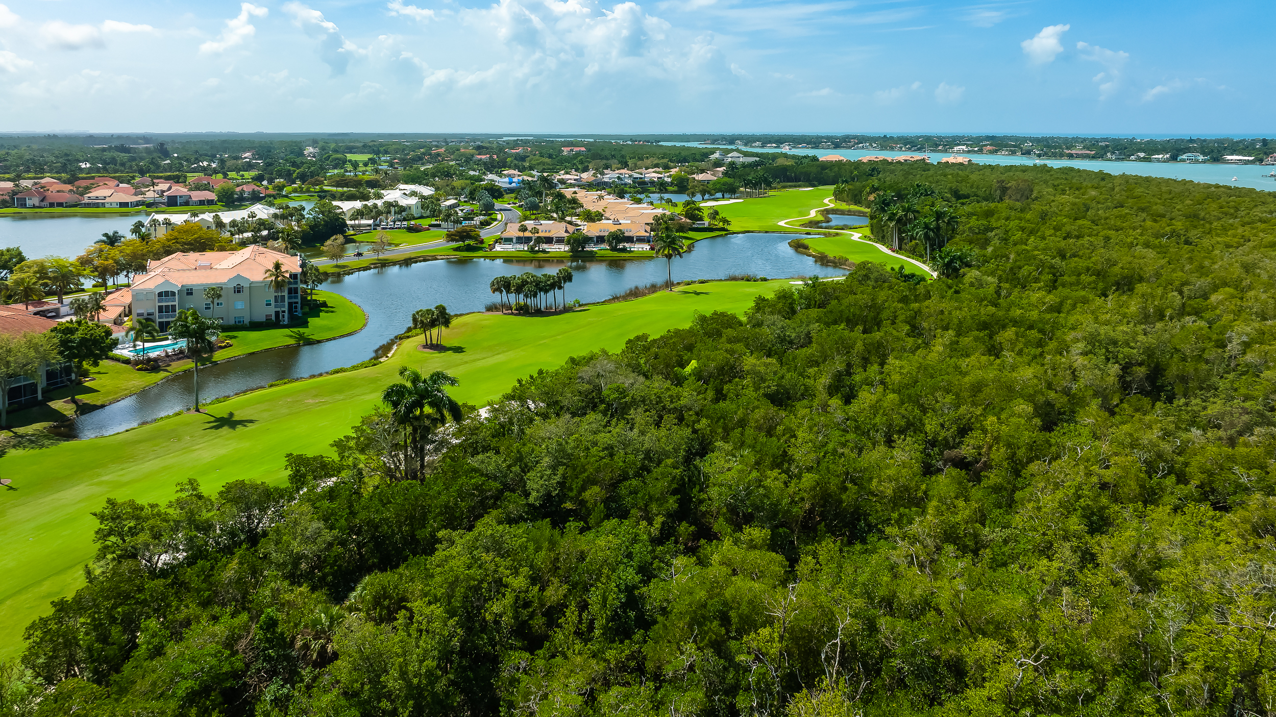 Windstar Naples Golf Aerial Stock Photography