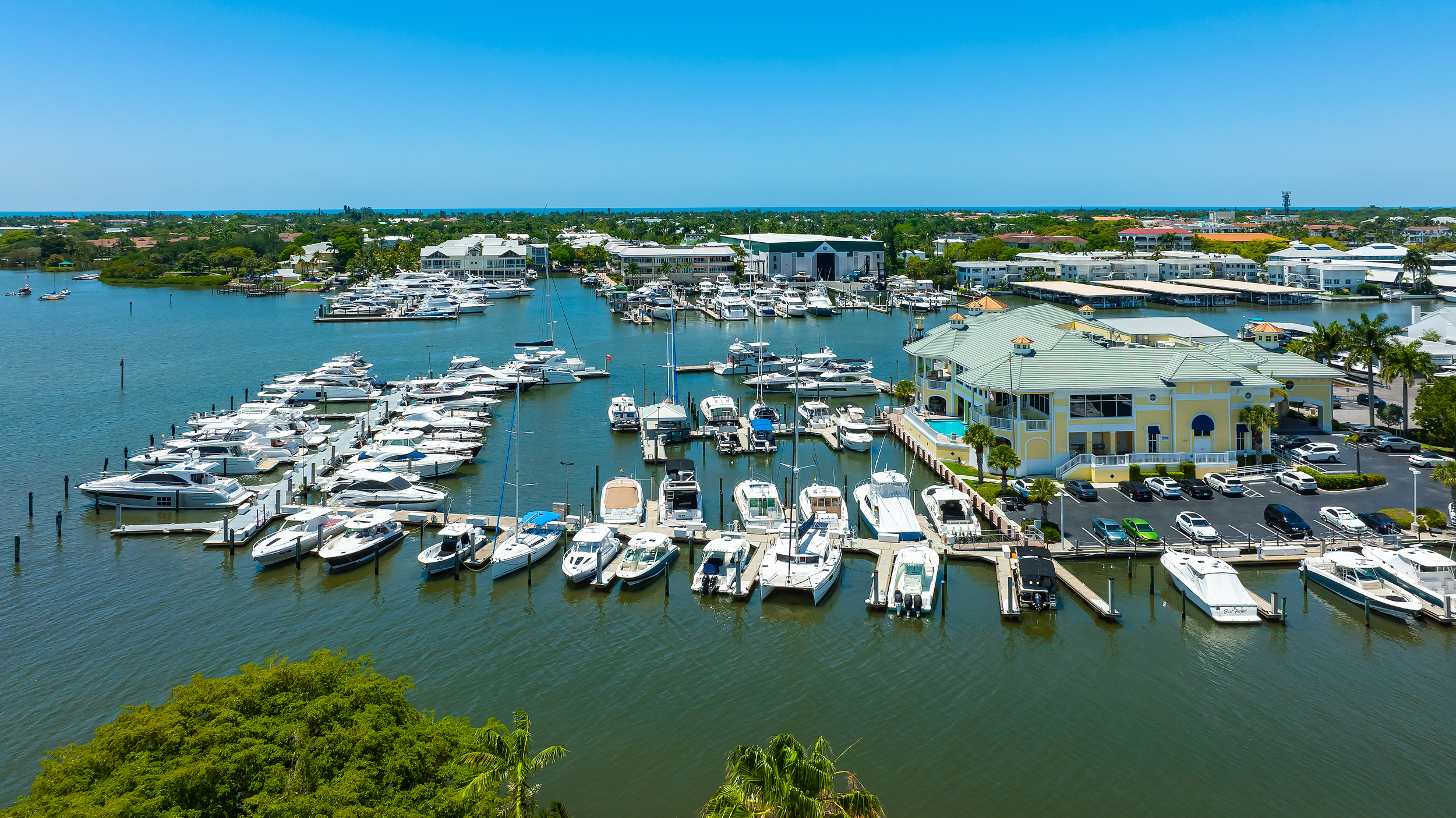 Naples Bay Sailng and Yacht Club Aerial Photography-2