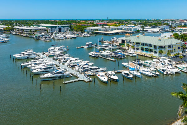 Naples Bay Sailng and Yacht Club Aerial Photography