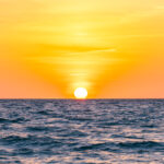 Naples Beach Sunset Stock Photography