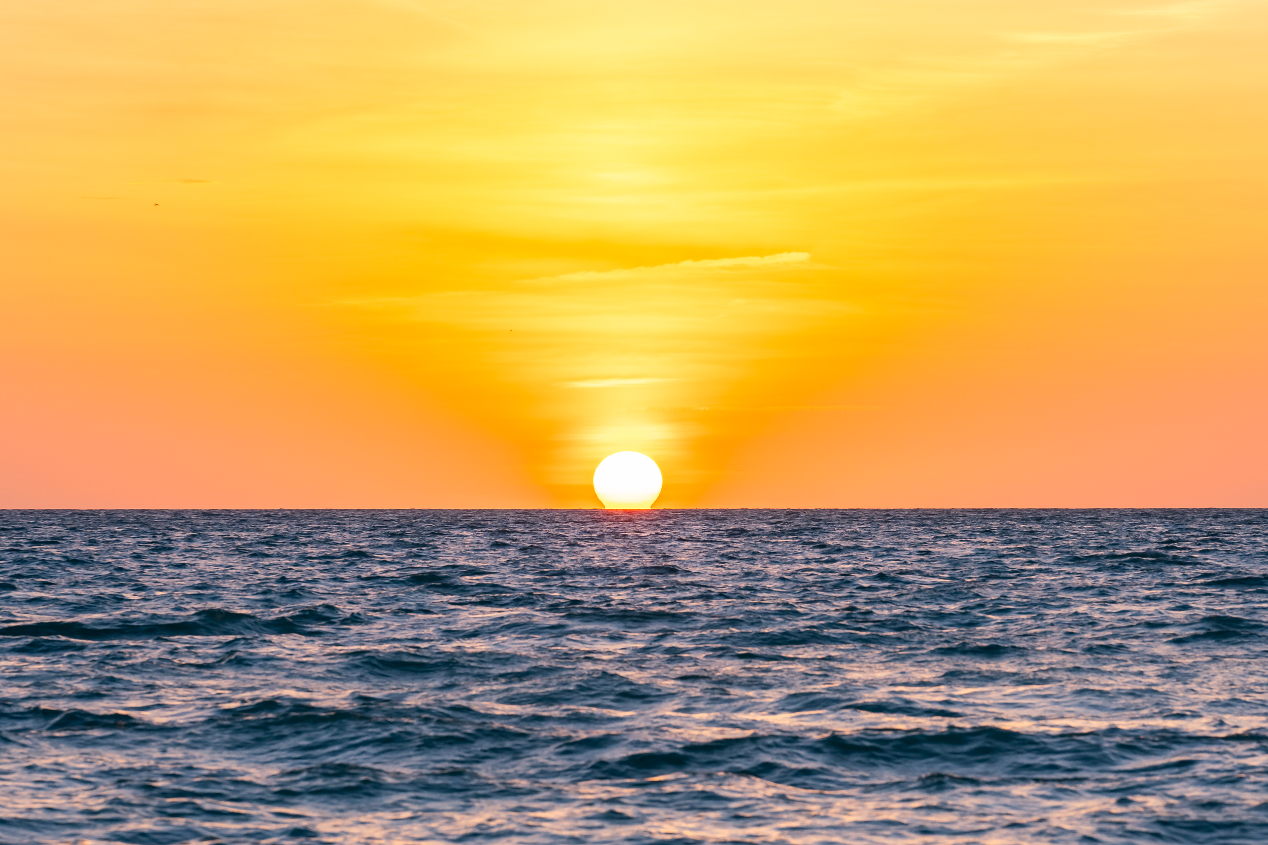 Naples Beach Sunset Stock Photography
