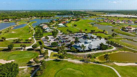 Eagle Lakes Golf Naples Aerial Stock Photography-2