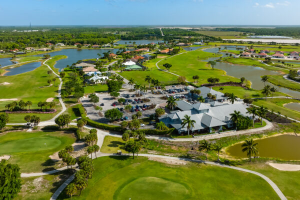 Eagle Lakes Golf Naples Aerial Stock Photography-2