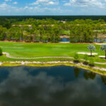 Vanderbilt Country Club Golf Naples Aerial Stock Photography