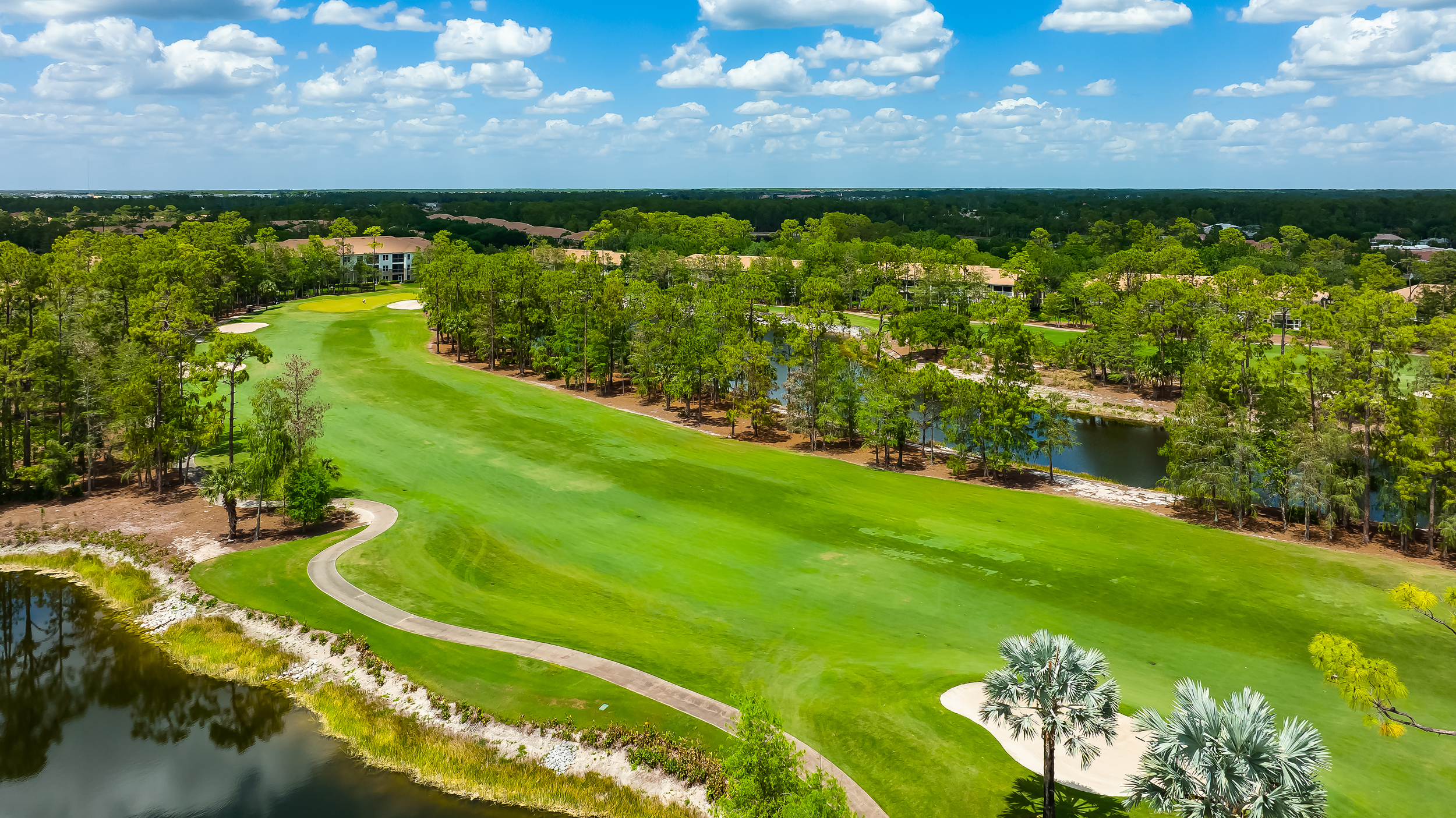 Vanderbilt Country Club Golf Naples Aerial Stock Photography-2