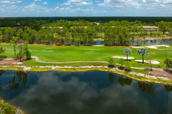 Vanderbilt Country Club Golf Naples Aerial Stock Photography