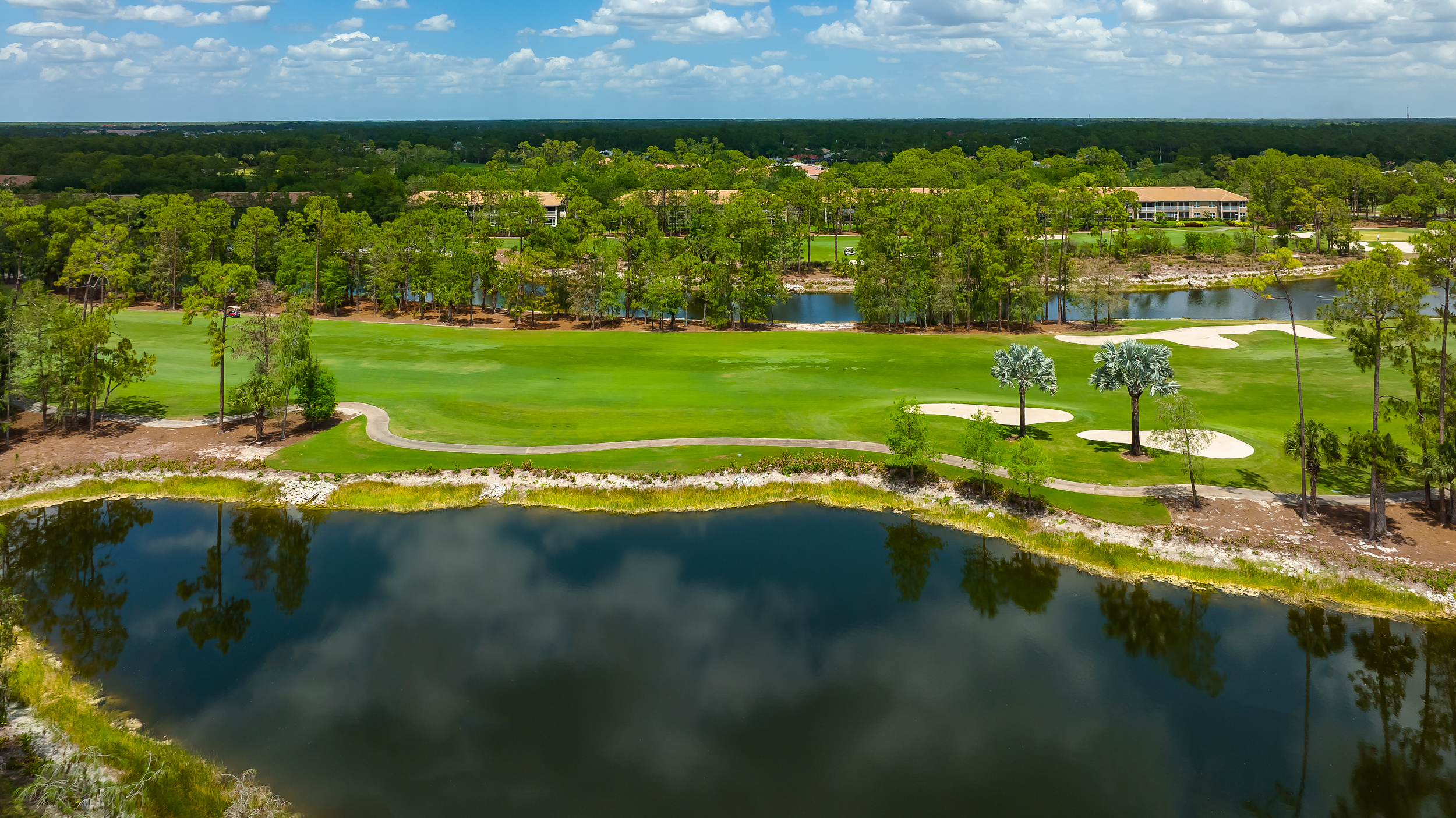 Vanderbilt Country Club Golf Naples Aerial Stock Photography
