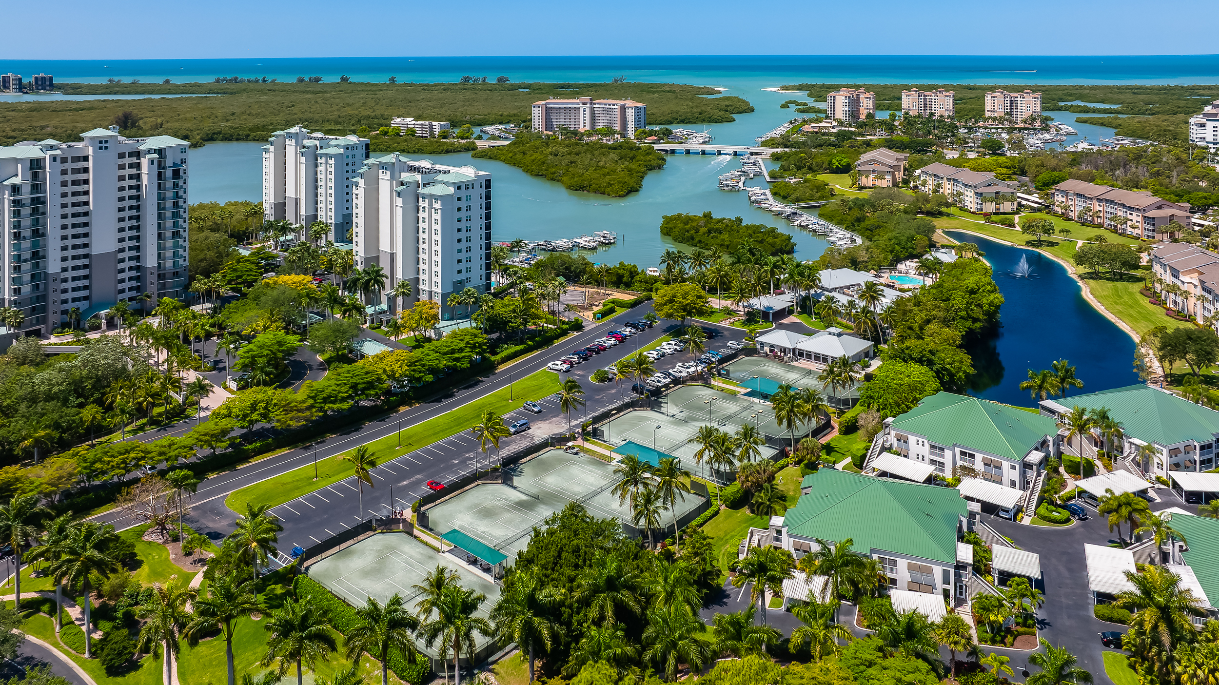 Wiggins Bay Naples Aerial Stock Photography-4