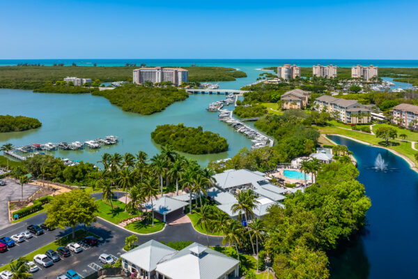 Wiggins Bay Naples Aerial Stock Photography