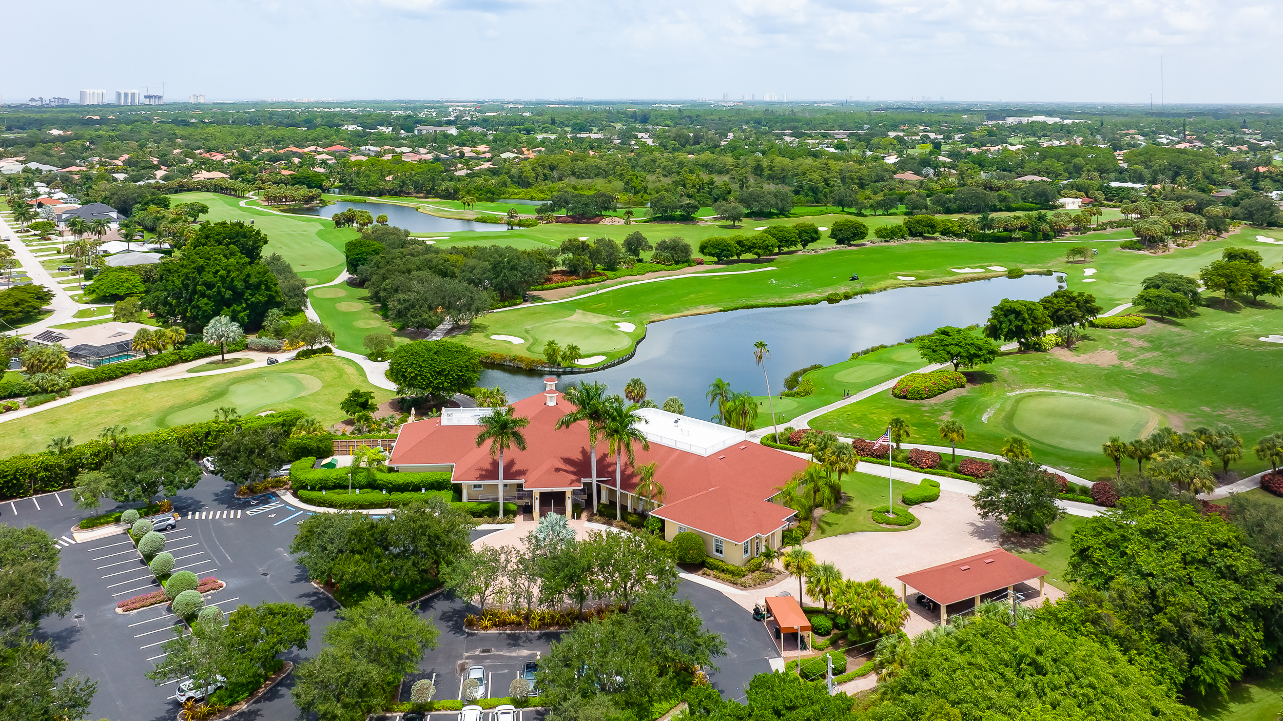 La Playa Golf Naples Aerial Stock Photography-2