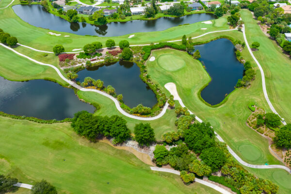 La Playa Golf Naples Aerial Stock Photography