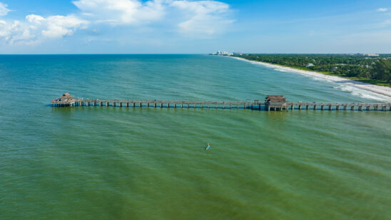 Naples Pier Aerial Stock Photography-4