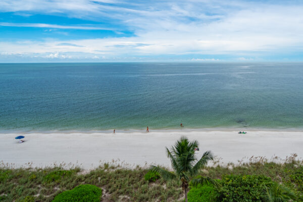 Seagate Clam Pass Park Shore Naples Aerial Stock Photography-6