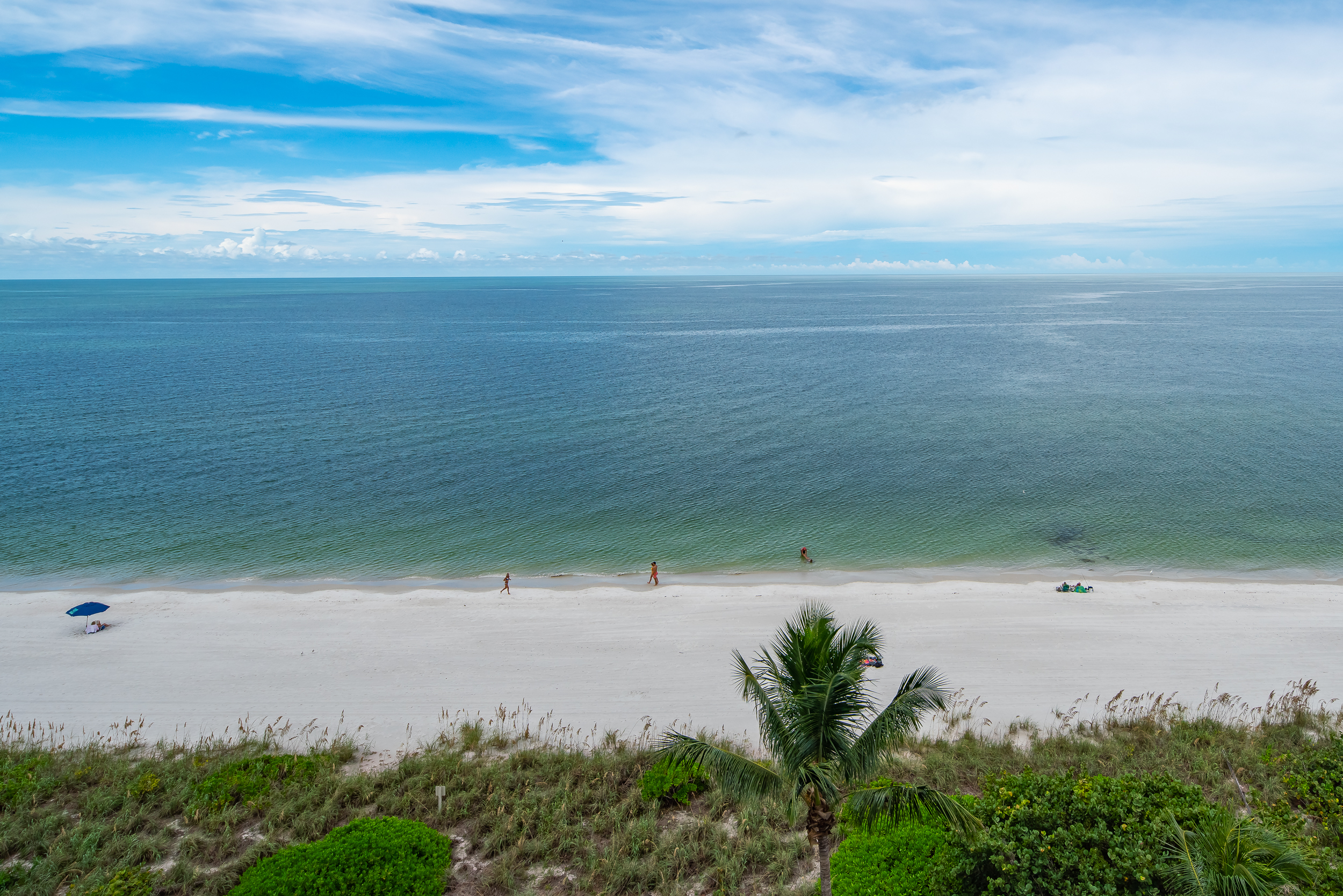 Seagate Clam Pass Park Shore Naples Aerial Stock Photography-6