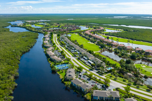 Hammock Bay Naples Aerial Stock Photography-3