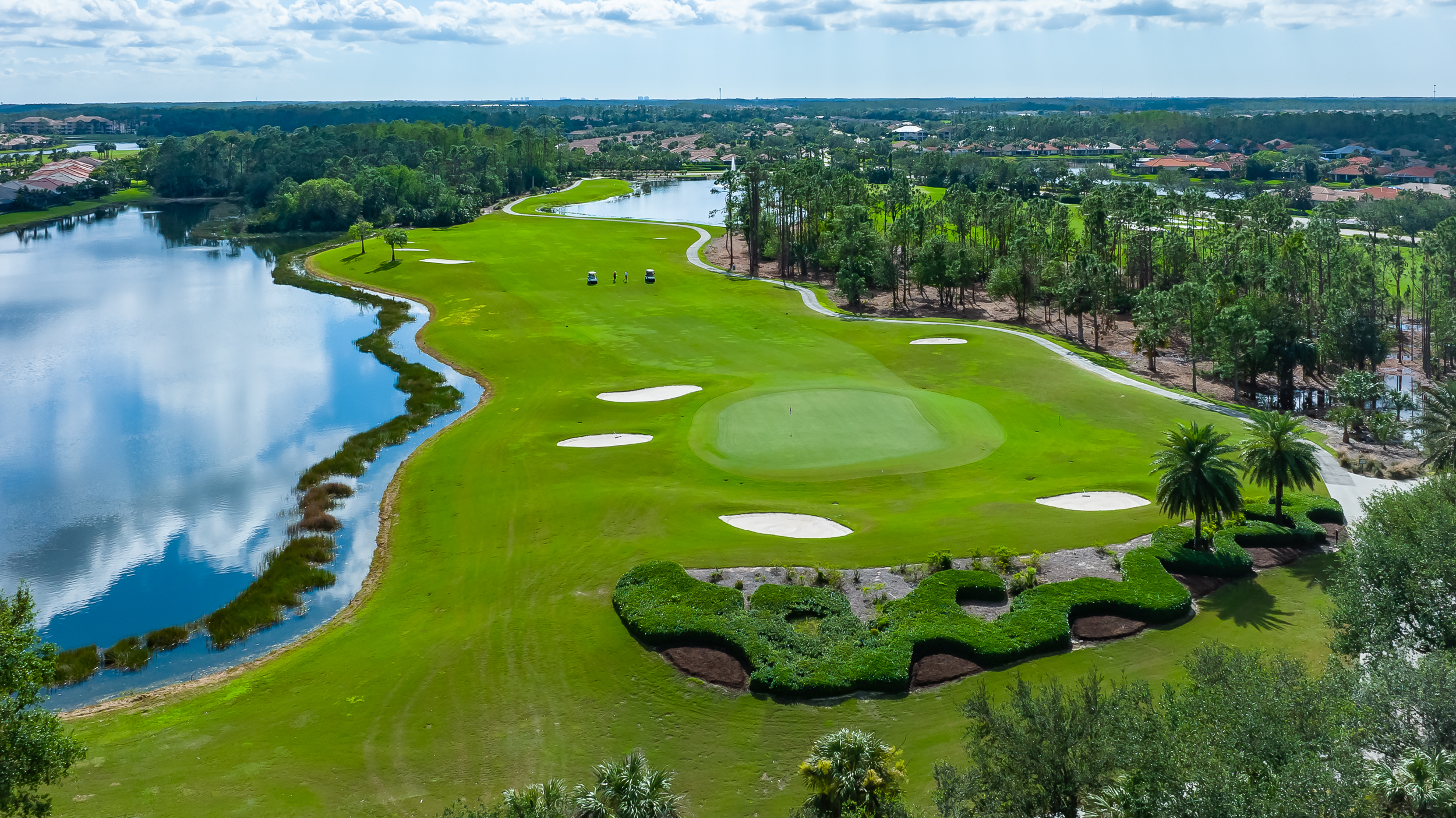Pelican Preserve Ft Myers Aerial Stock Photography