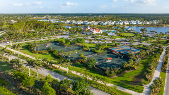 Isles of Collier Naples Aerial Stock Photography