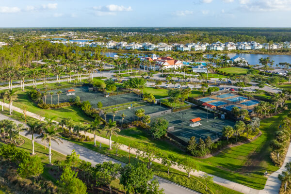 Isles of Collier Naples Aerial Stock Photography