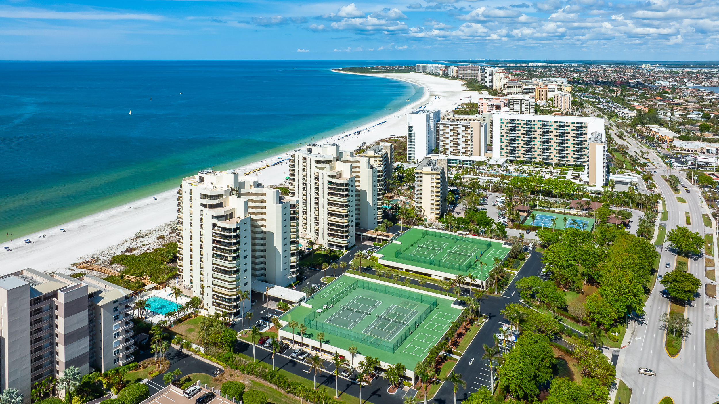 Marco Island Beach Aerial Stock Photography-4