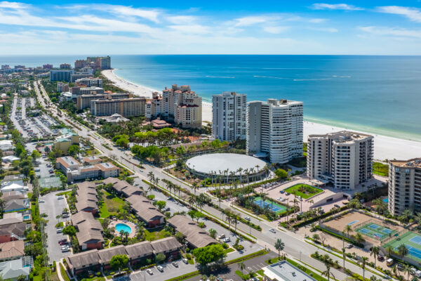 Marco Island Beach Aerial Stock Photography