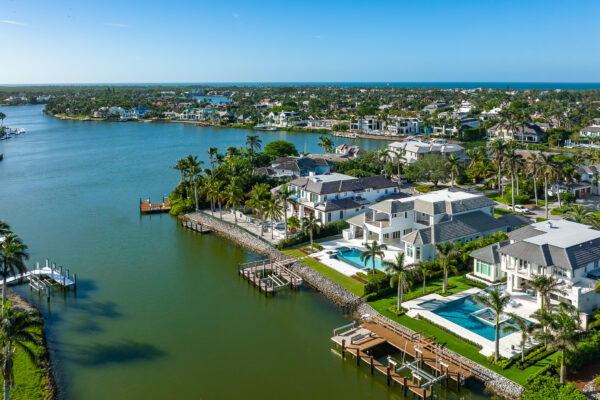 Port Royal Naples Aerial Stock Photography