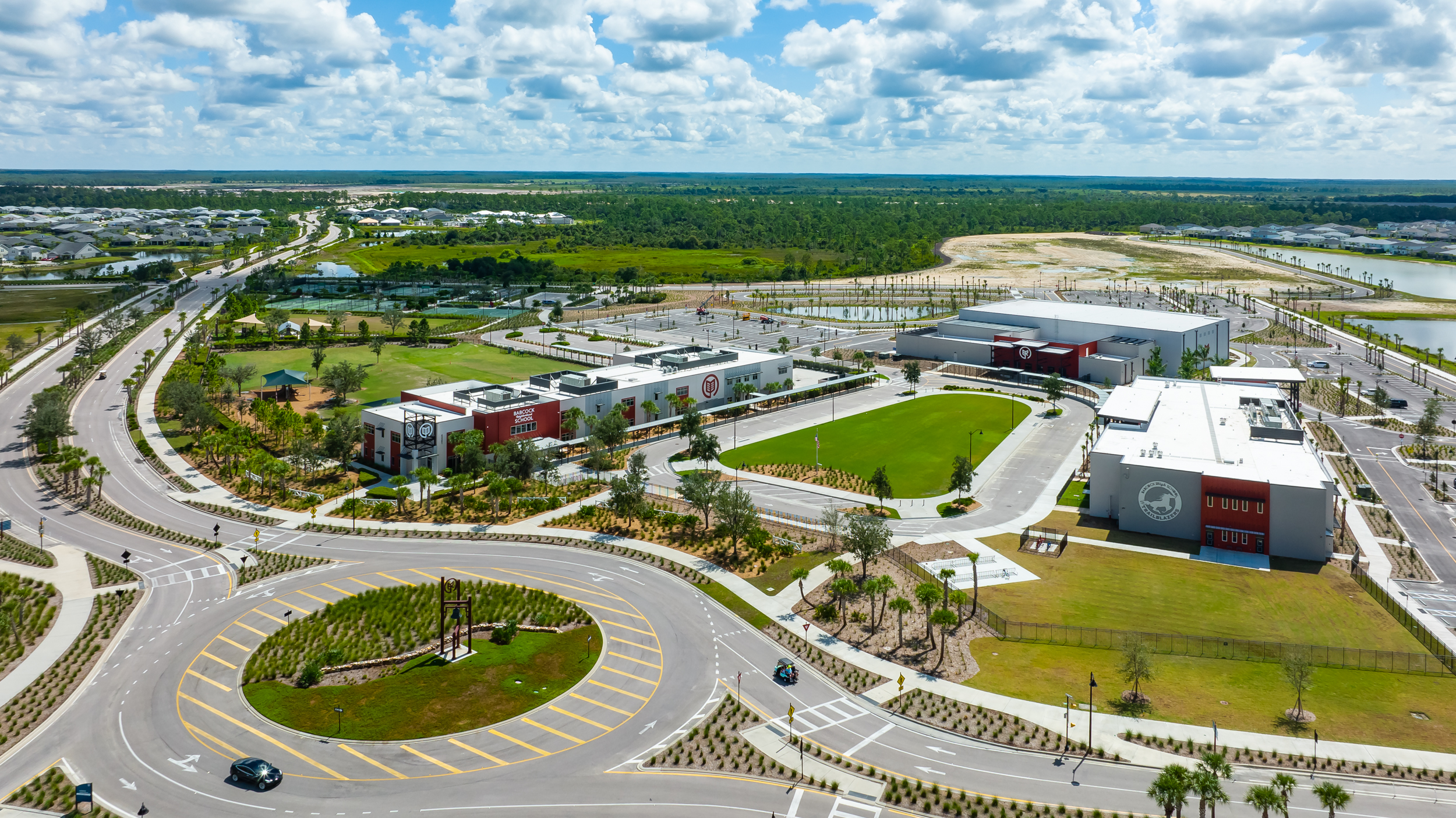 Babcock Ranch Aerial Stock Photography-11