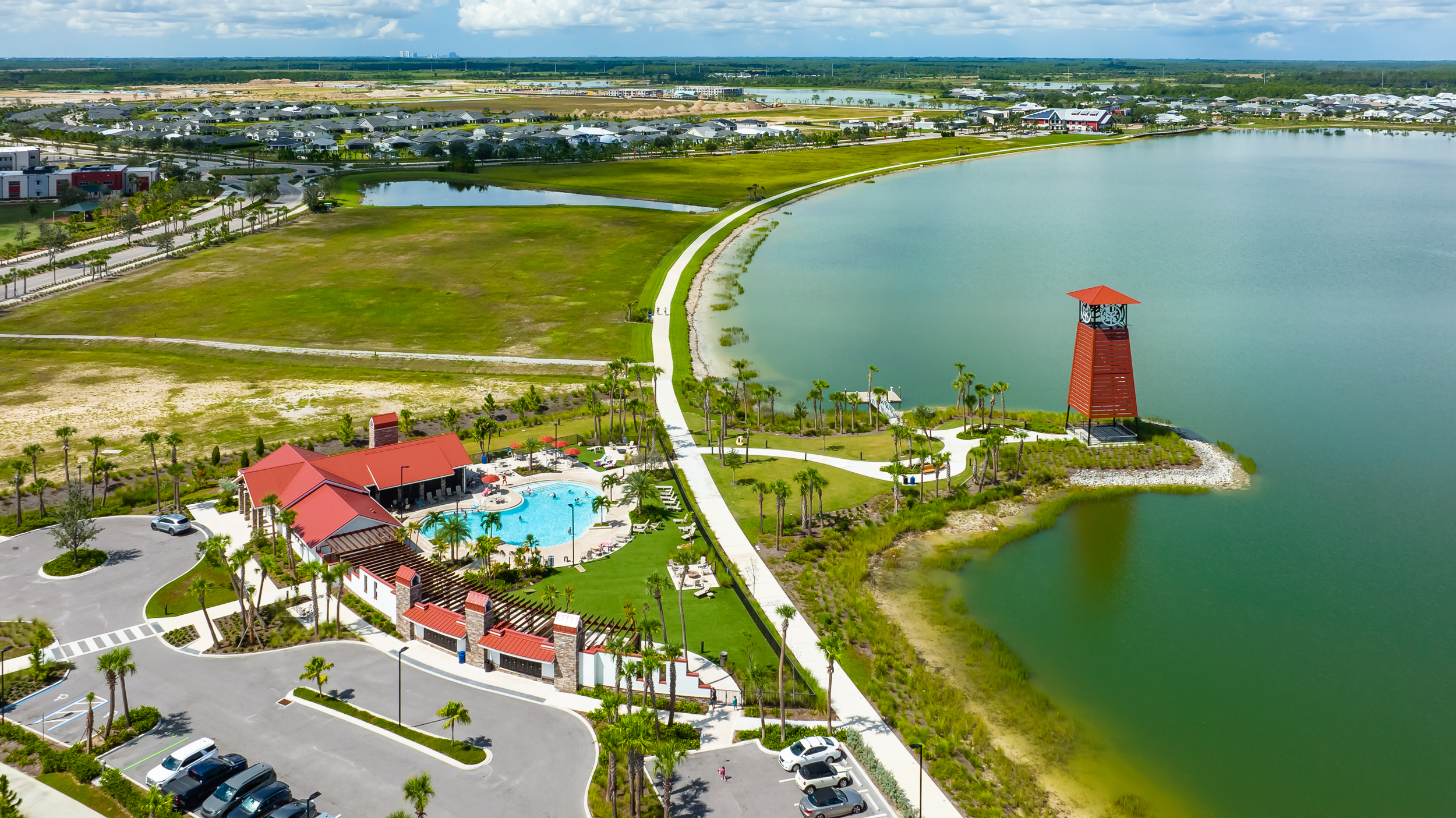Babcock Ranch Aerial Stock Photography-8