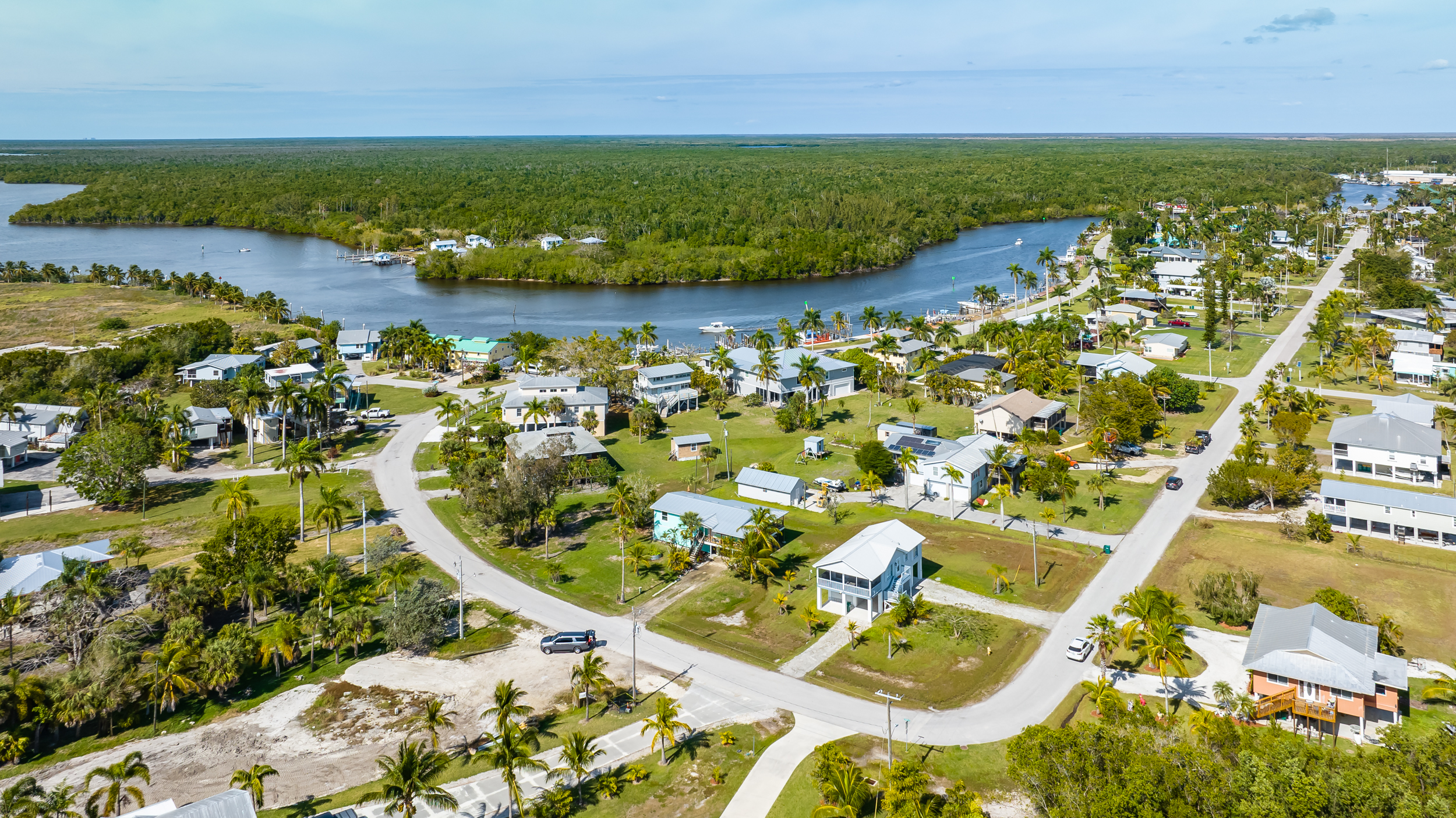 Everglades City Naples Aerial Stock Photography