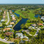Imperial Golf Club Naples Aerial Stock Photography_