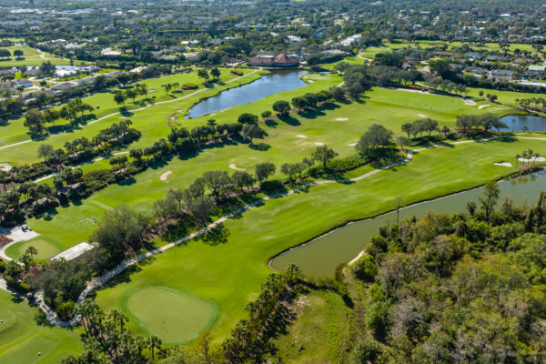 La Playa Golf Naples Aerial Stock Photography_