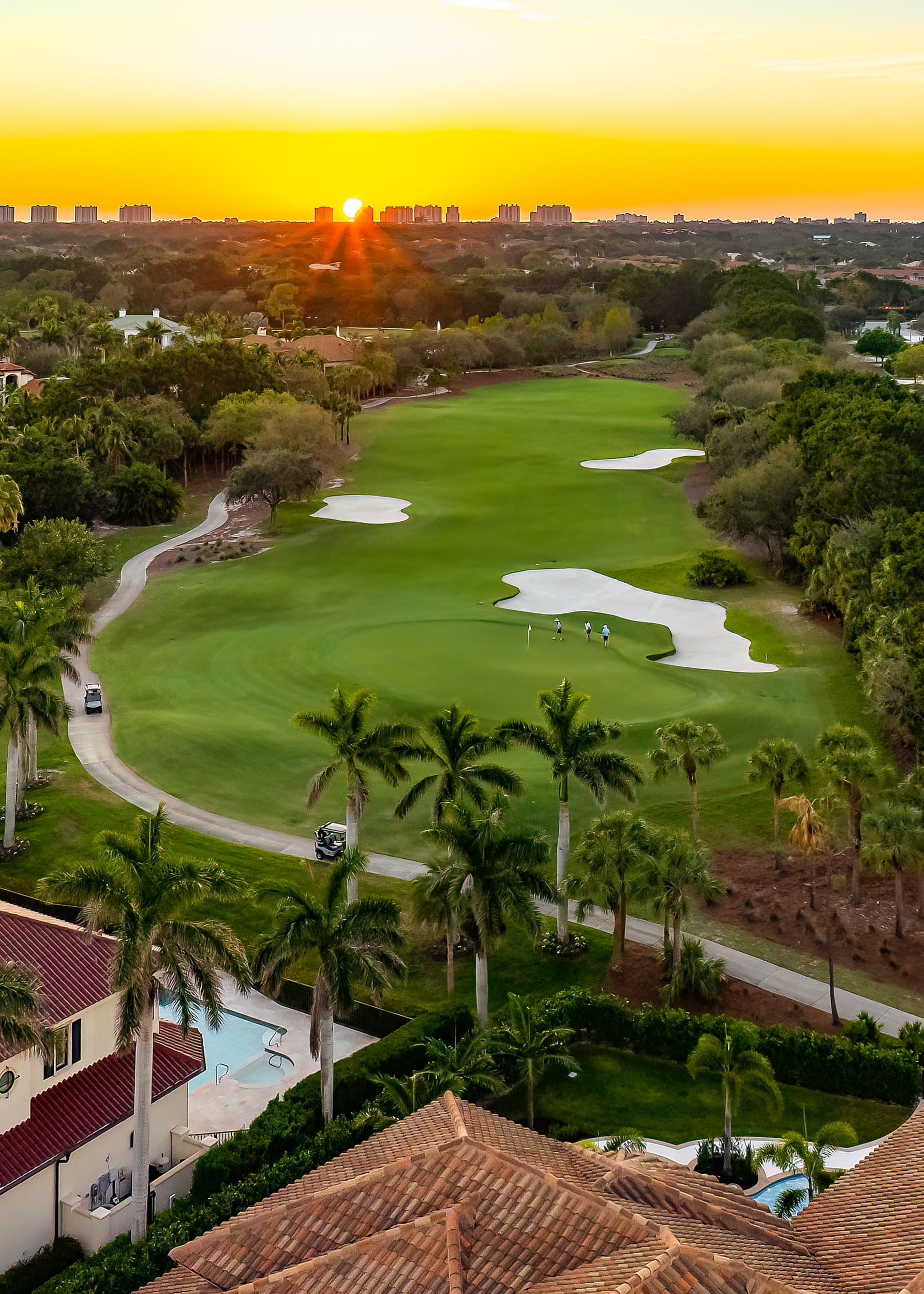 Tiburon Naples Ritz Aerial Stock Photography-12