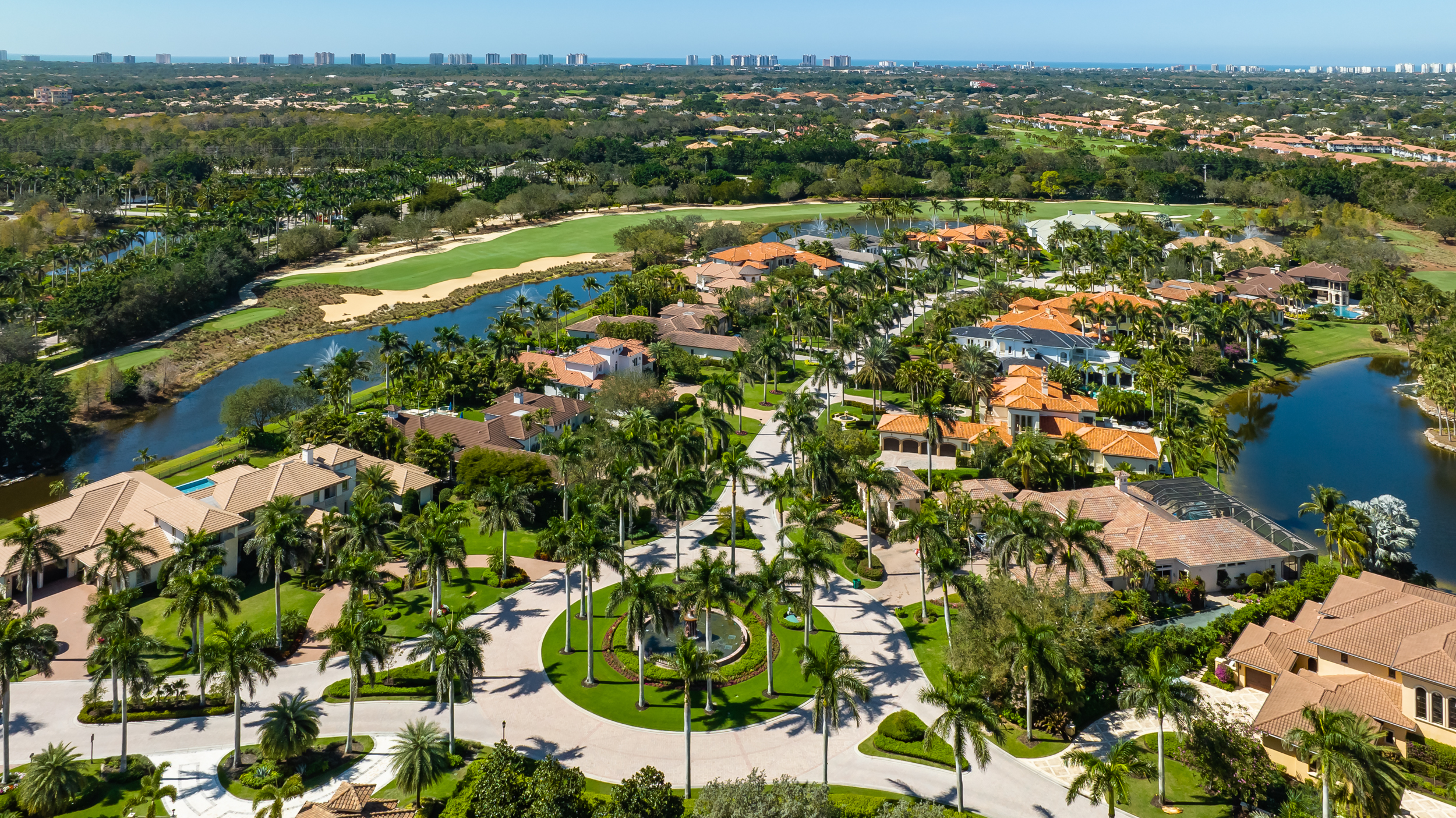 Tiburon Naples Ritz Aerial Stock Photography-2