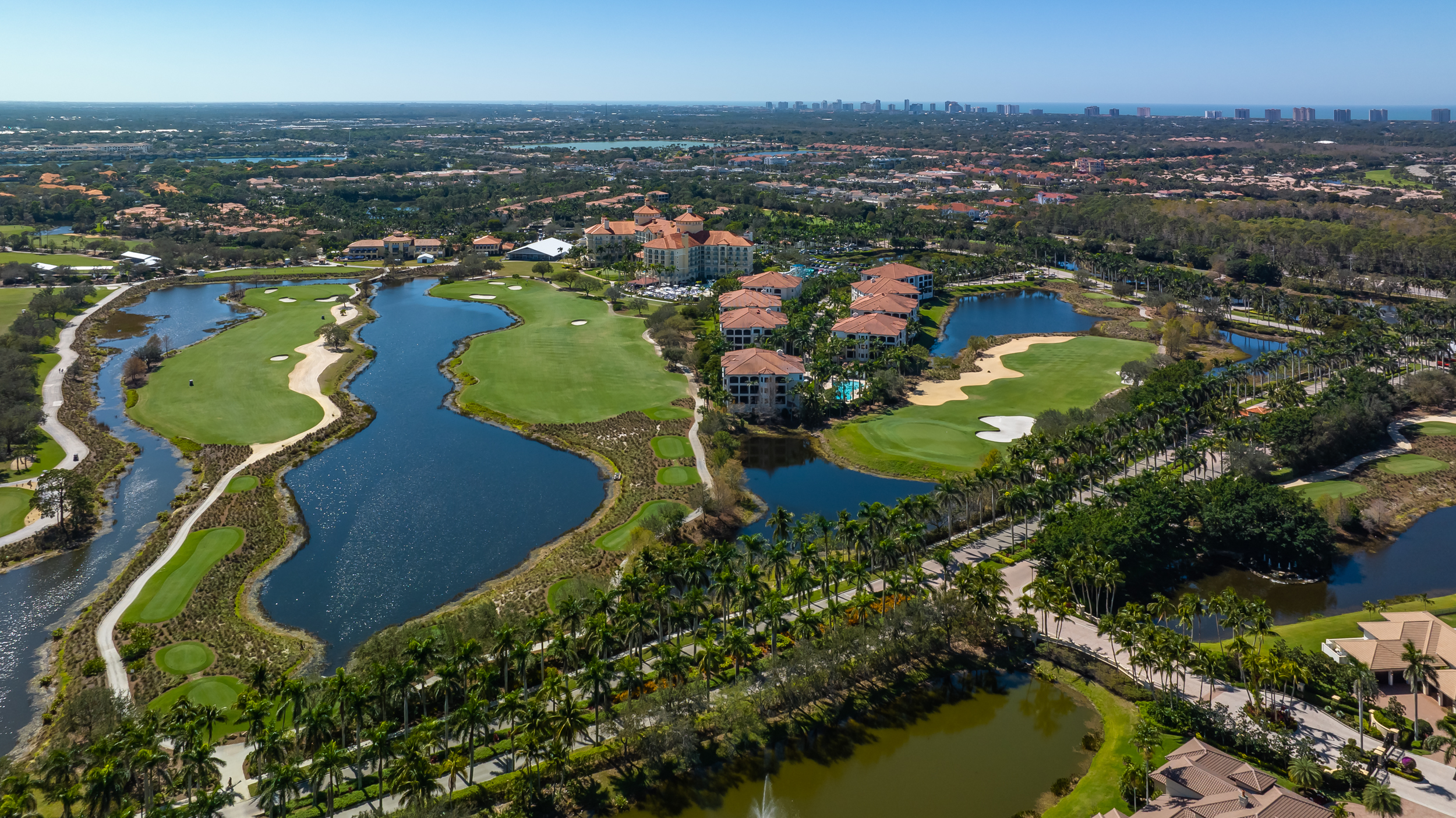 Tiburon Naples Ritz Aerial Stock Photography-3