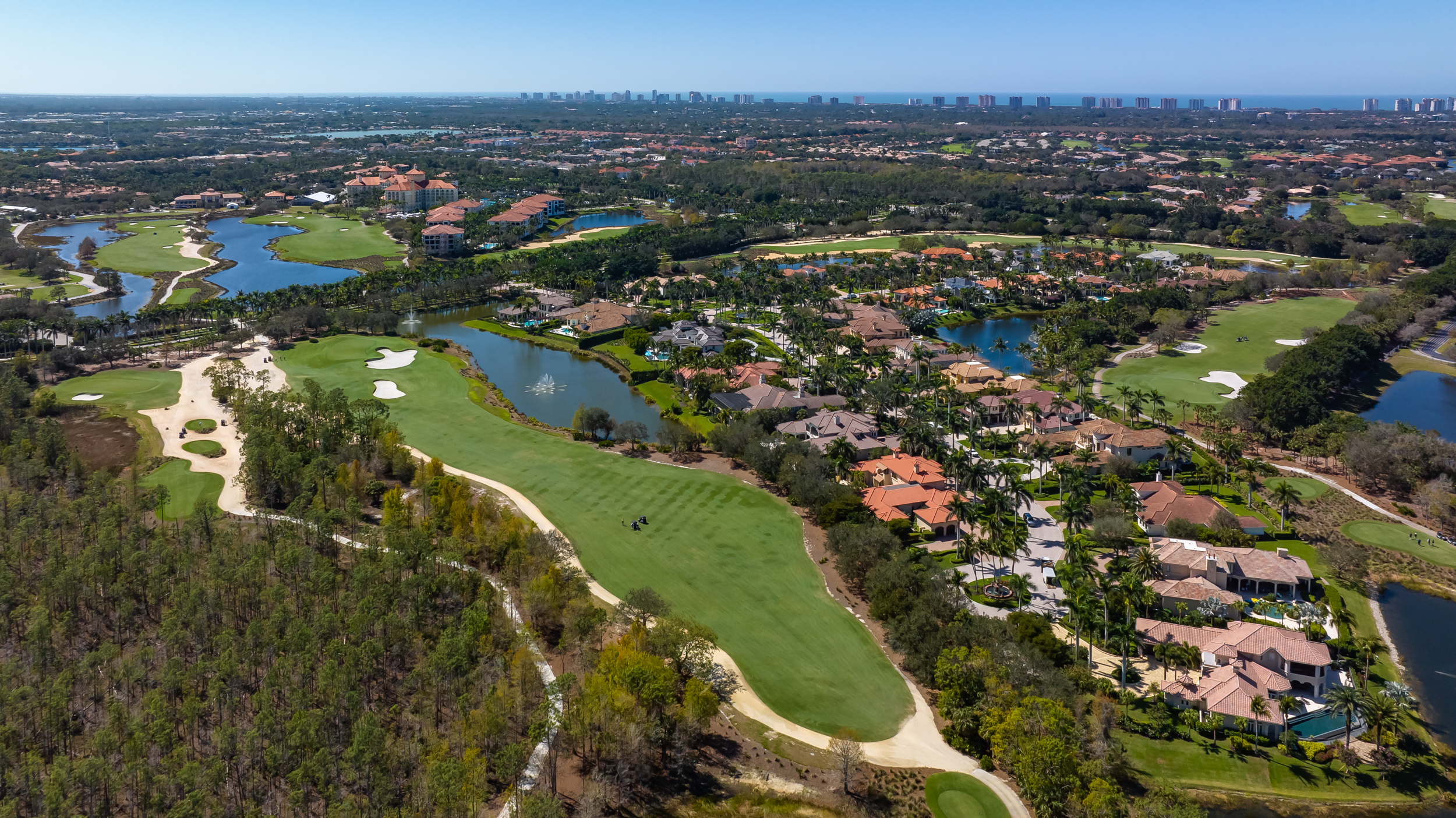Tiburon Naples Ritz Aerial Stock Photography-4