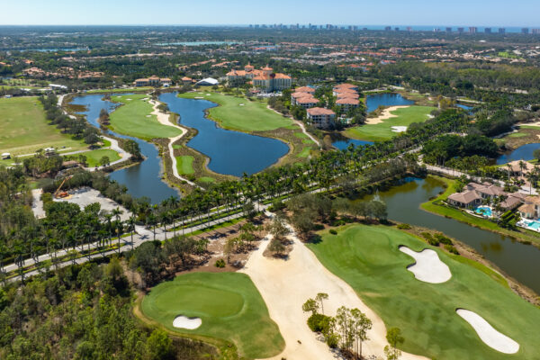 Tiburon Naples Ritz Aerial Stock Photography-5