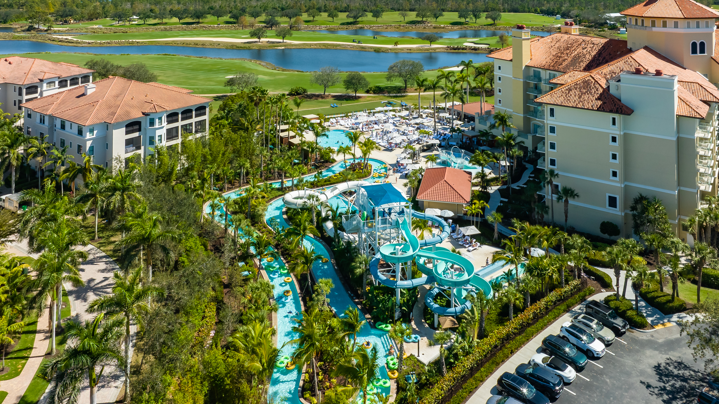 Tiburon Naples Ritz Aerial Stock Photography-7