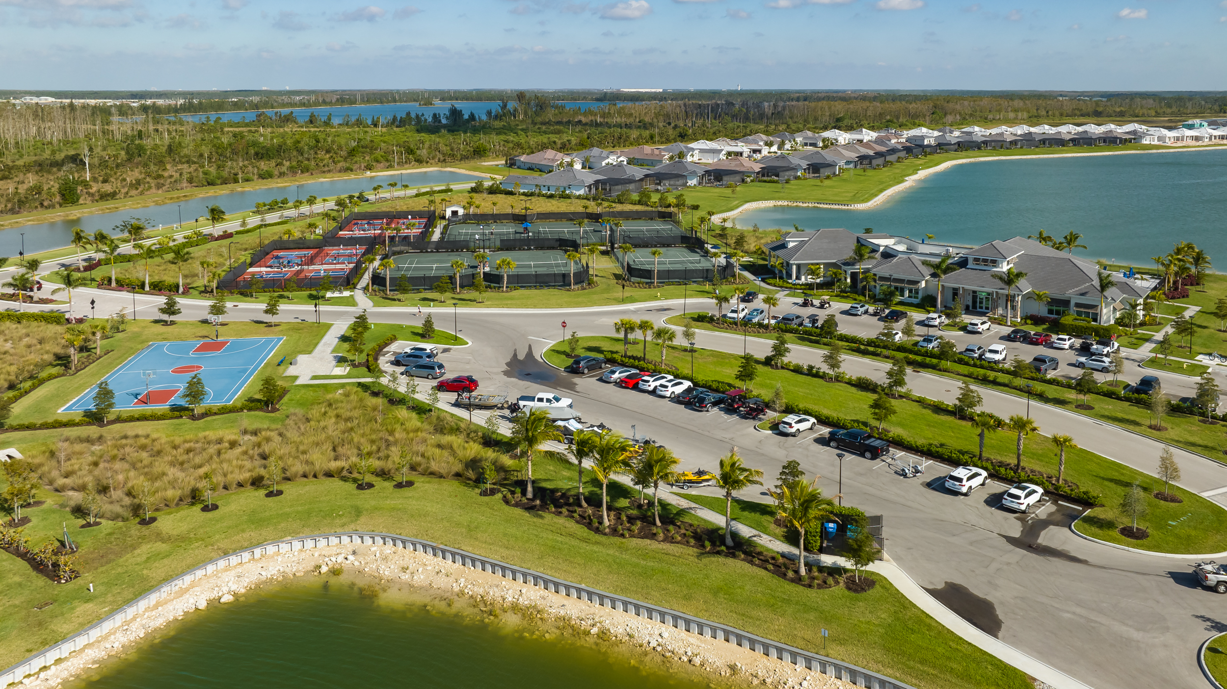 Wild Blue Estero Aerial Stock Photography_-2