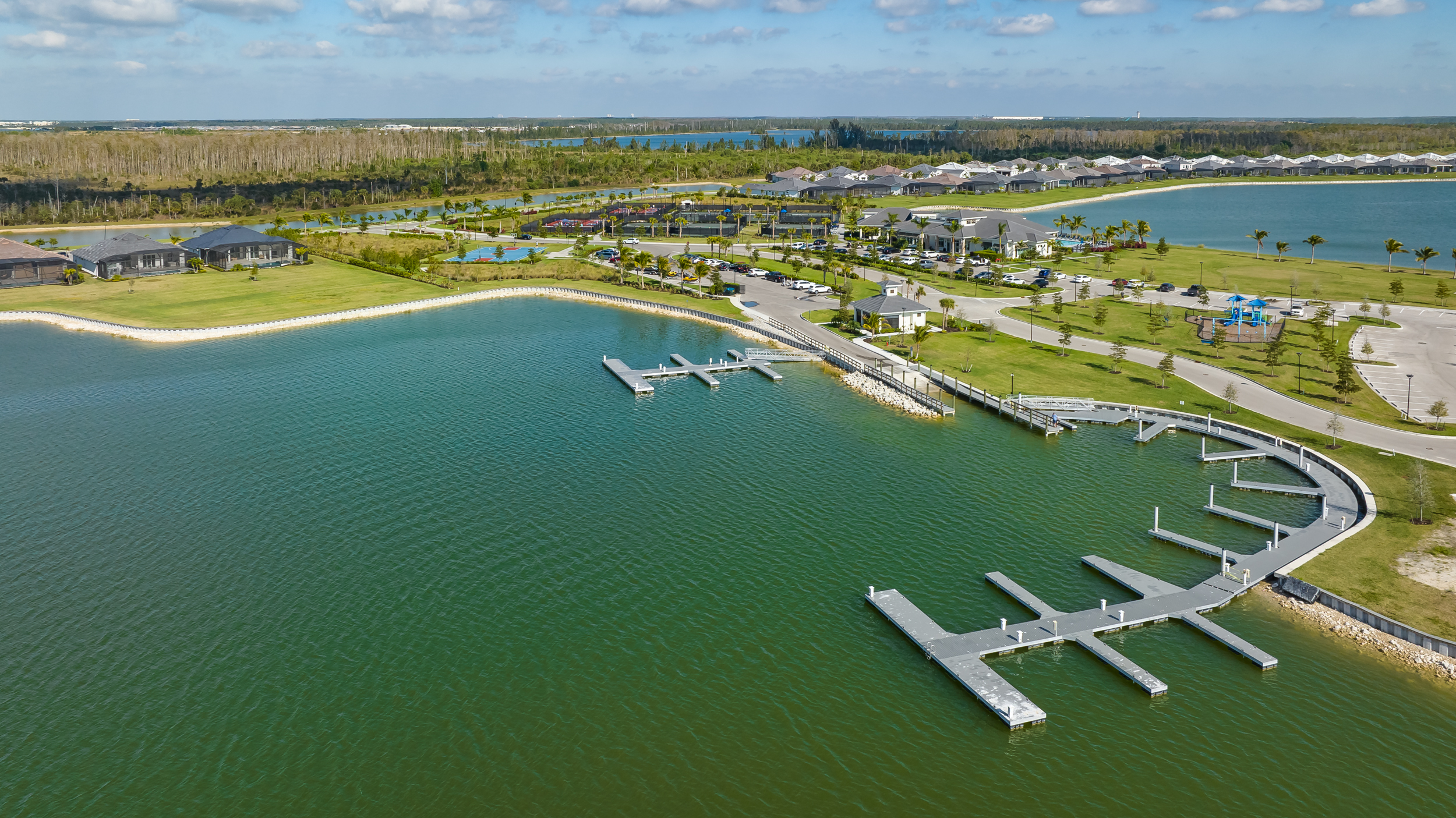 Wild Blue Estero Aerial Stock Photography_-3